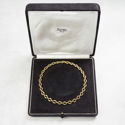 HERMES ブリック YG ネックレス