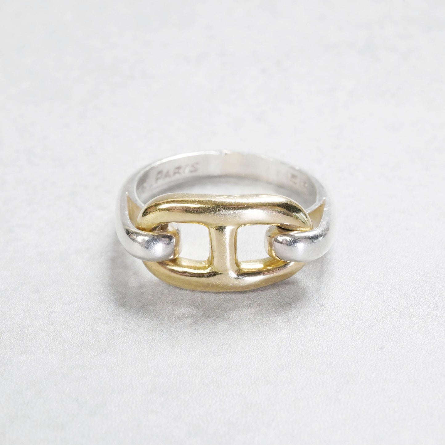 HERMES シェーヌダンクル コンビリング 54号