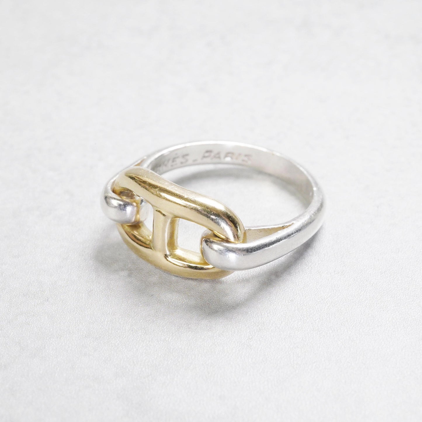 HERMES シェーヌダンクル コンビリング 54号