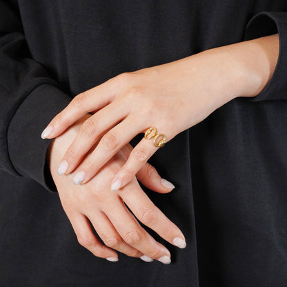 HERMES ナウシカ リング YG 9号