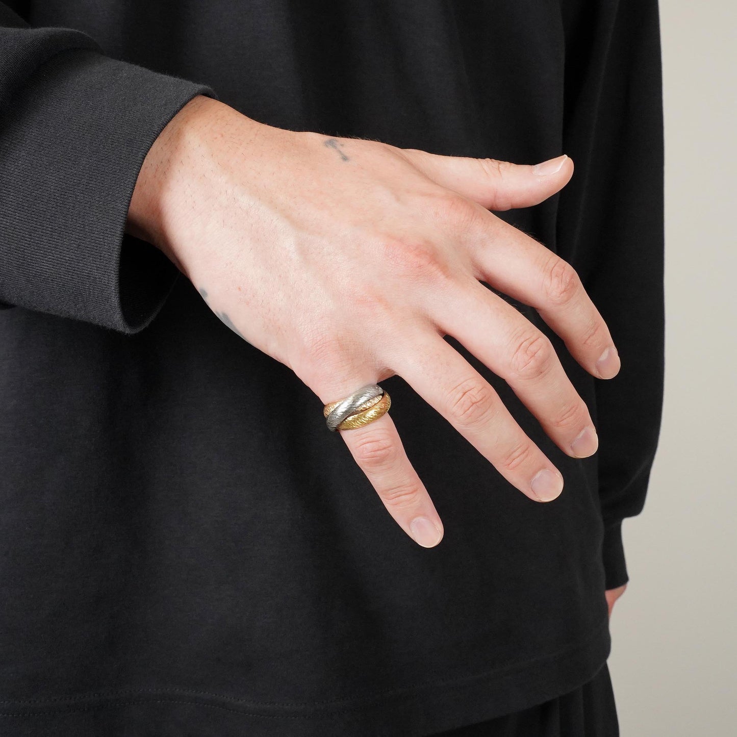 HERMES トリニティ リング 14号