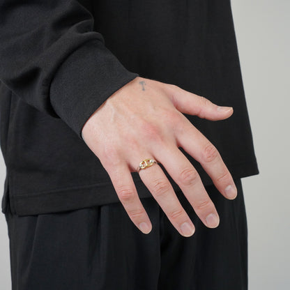 HERMES シェーヌダンクル コンビリング 54号