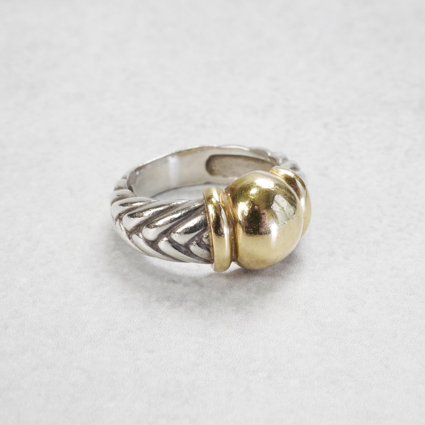 HERMES ボールデザイン コンビリング 11.5号