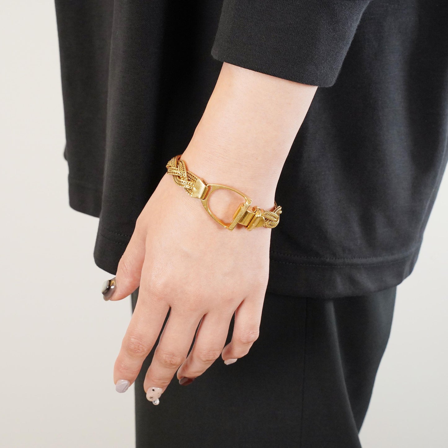 HERMES エトリエ YG ブレスレット