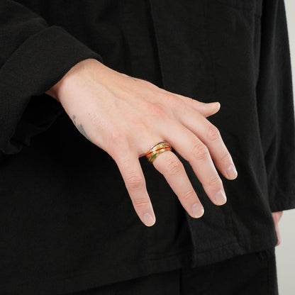 HERMES トリニティ YG リング 16号