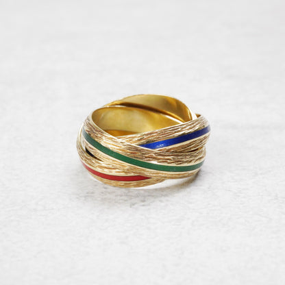 HERMES トリニティ YG リング 16号