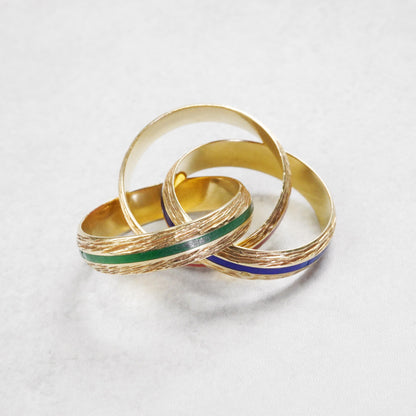 HERMES トリニティ YG リング 16号