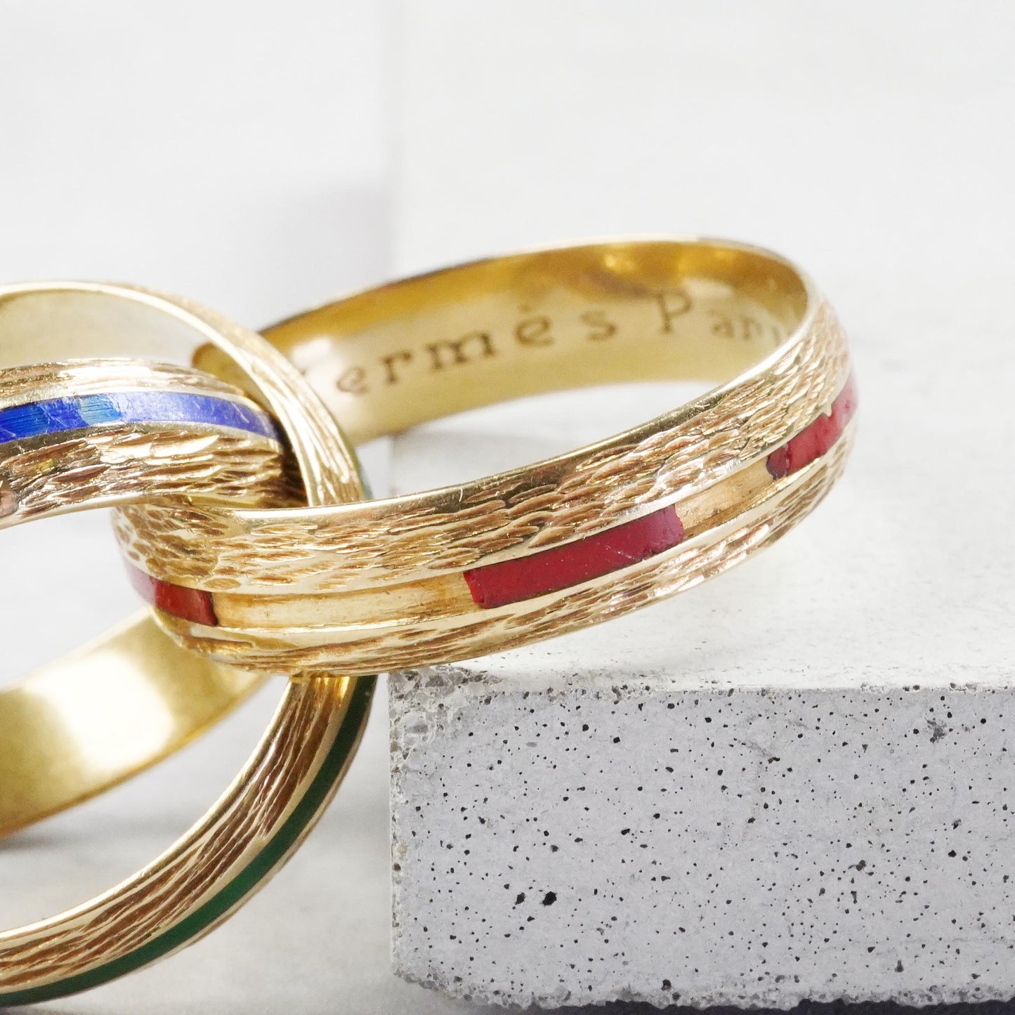 HERMES トリニティ YG リング 16号