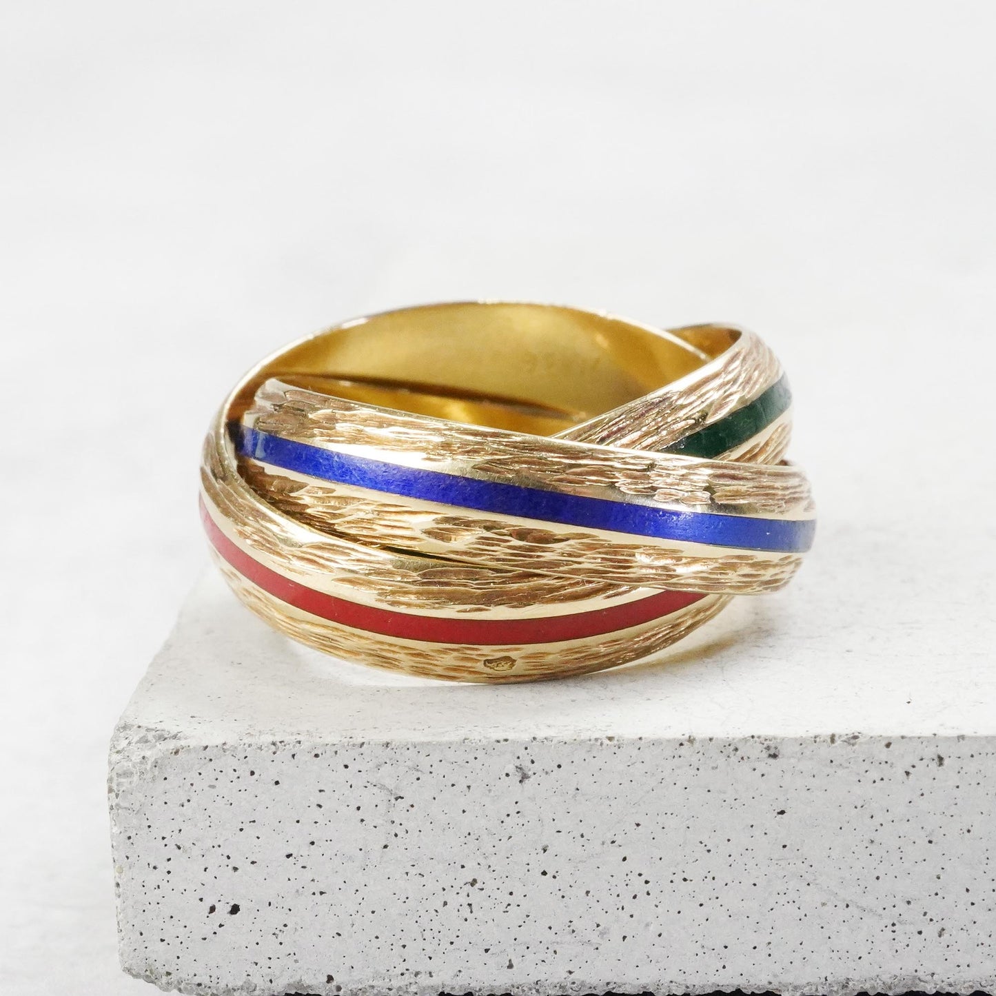 HERMES トリニティ YG リング 16号