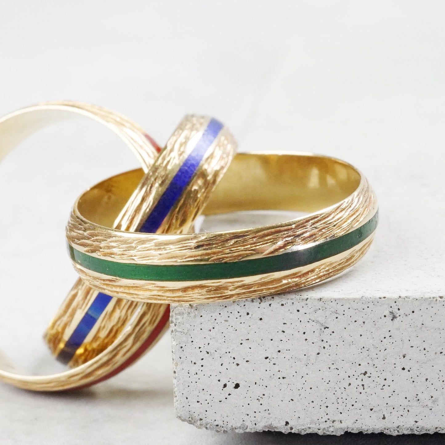 HERMES トリニティ YG リング 16号