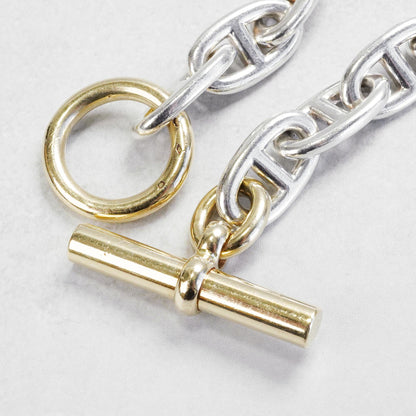 HERMES シェーヌダンクル GM13 YGコンビ ブレスレット