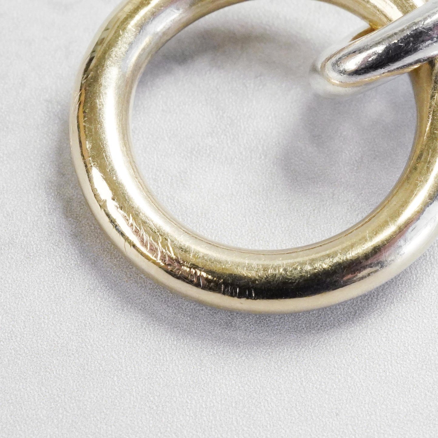 HERMES シェーヌダンクル GM13 YGコンビ ブレスレット