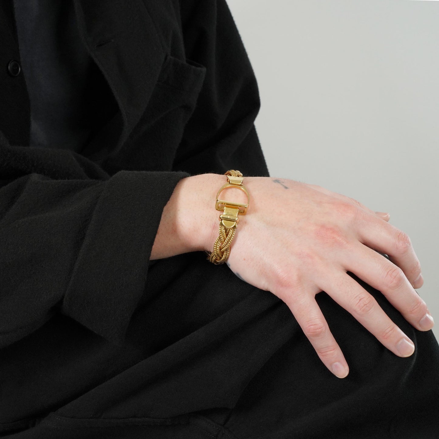 HERMES エトリエ YG ブレスレット