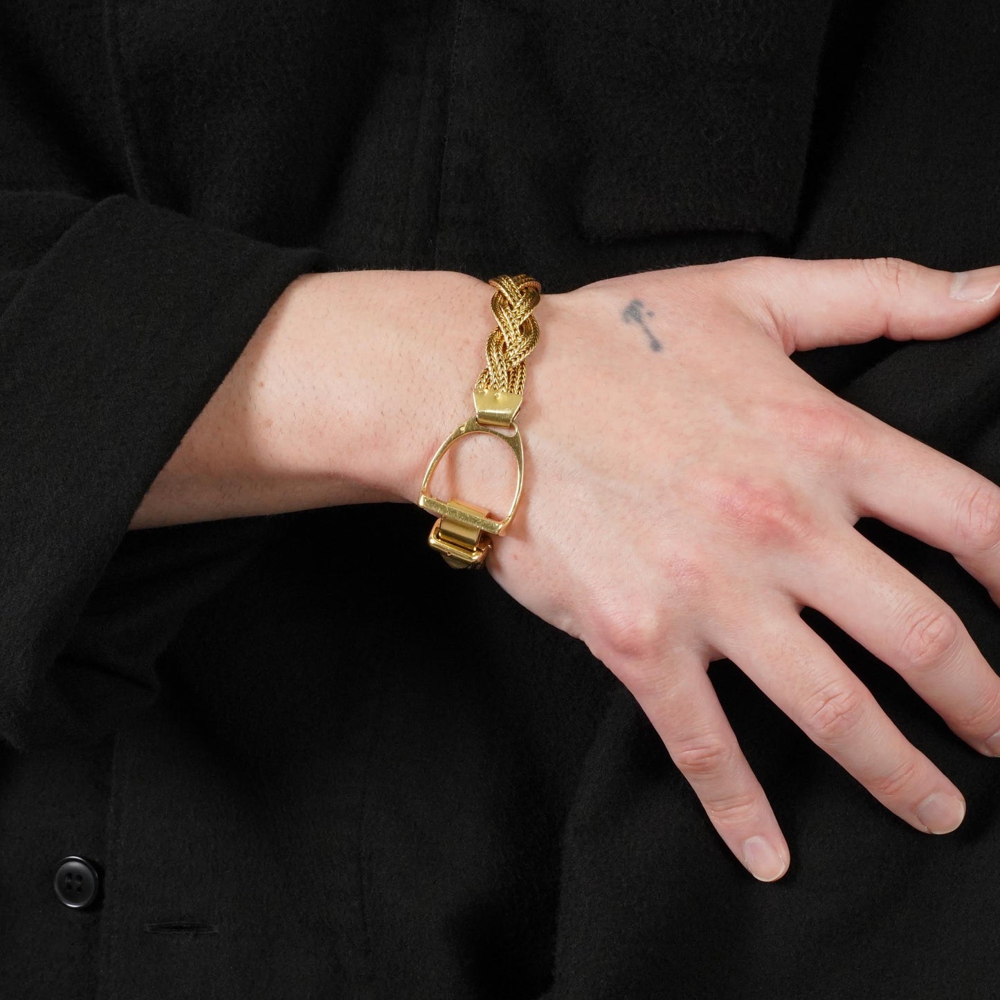 HERMES エトリエ YG ブレスレット