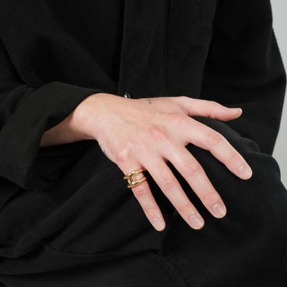 HERMES オスモズ PM RG リング 48号