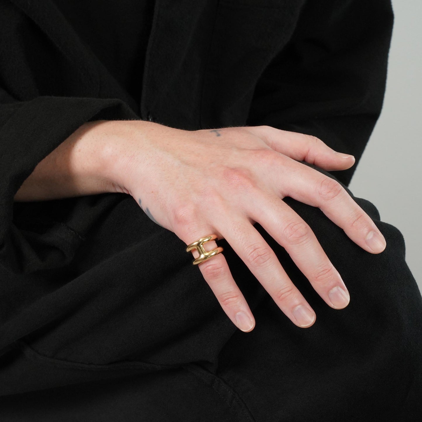 HERMES オスモズ PM RG リング 48号