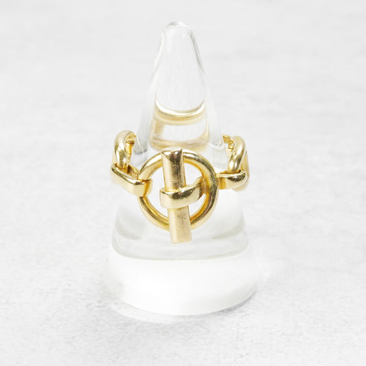 HERMES シェーヌダンクル リング YG 18号