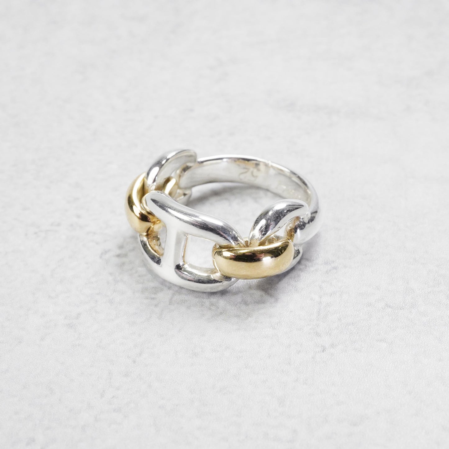 HERMES シェーヌダンクル コンビリング 52号