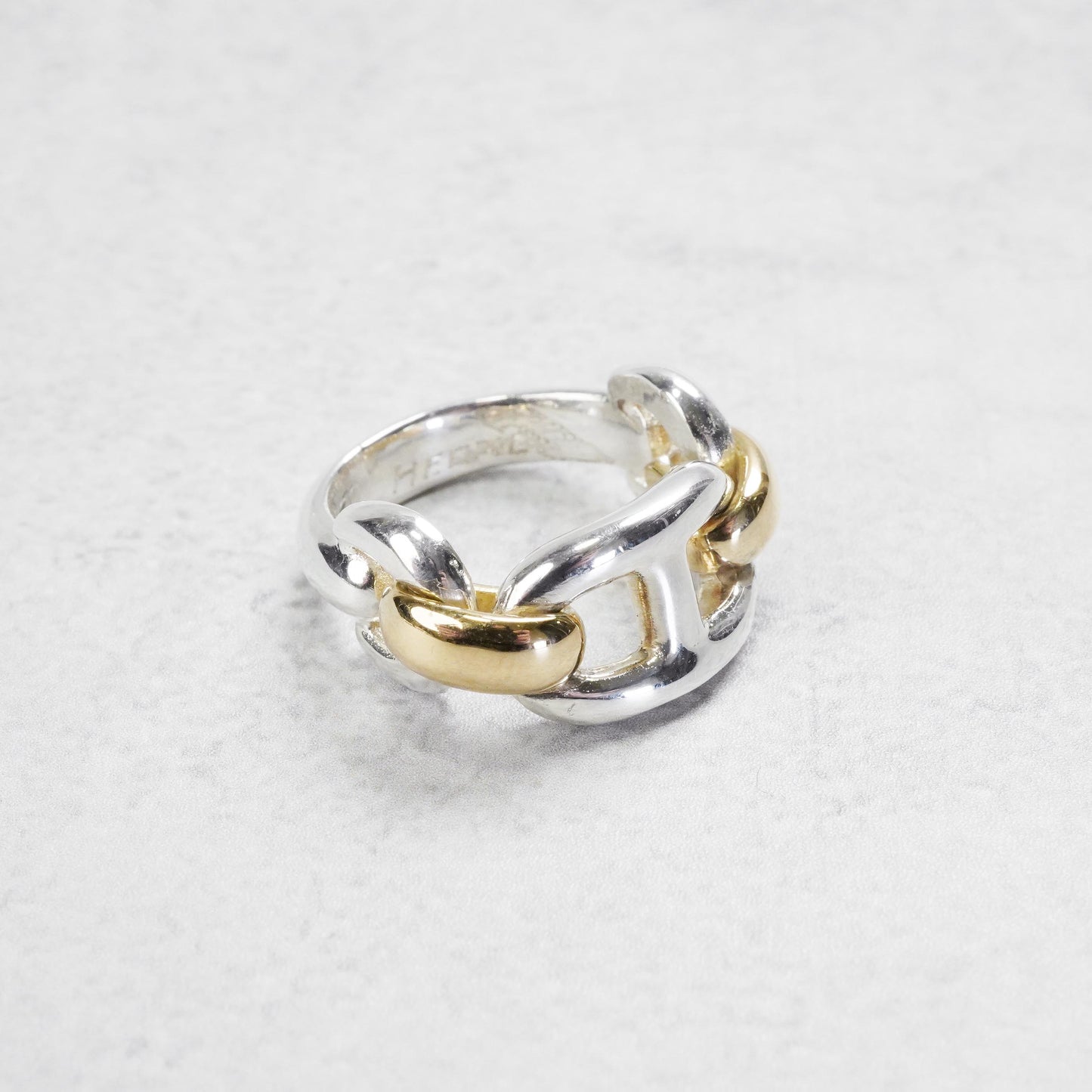 HERMES シェーヌダンクル コンビリング 52号