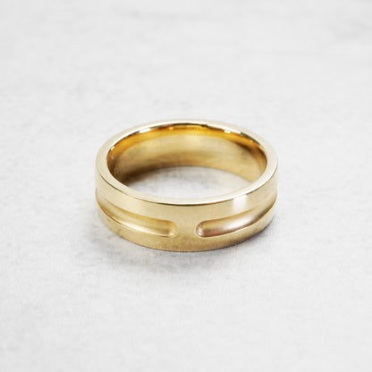 HERMES アンプラント リング YG 50号