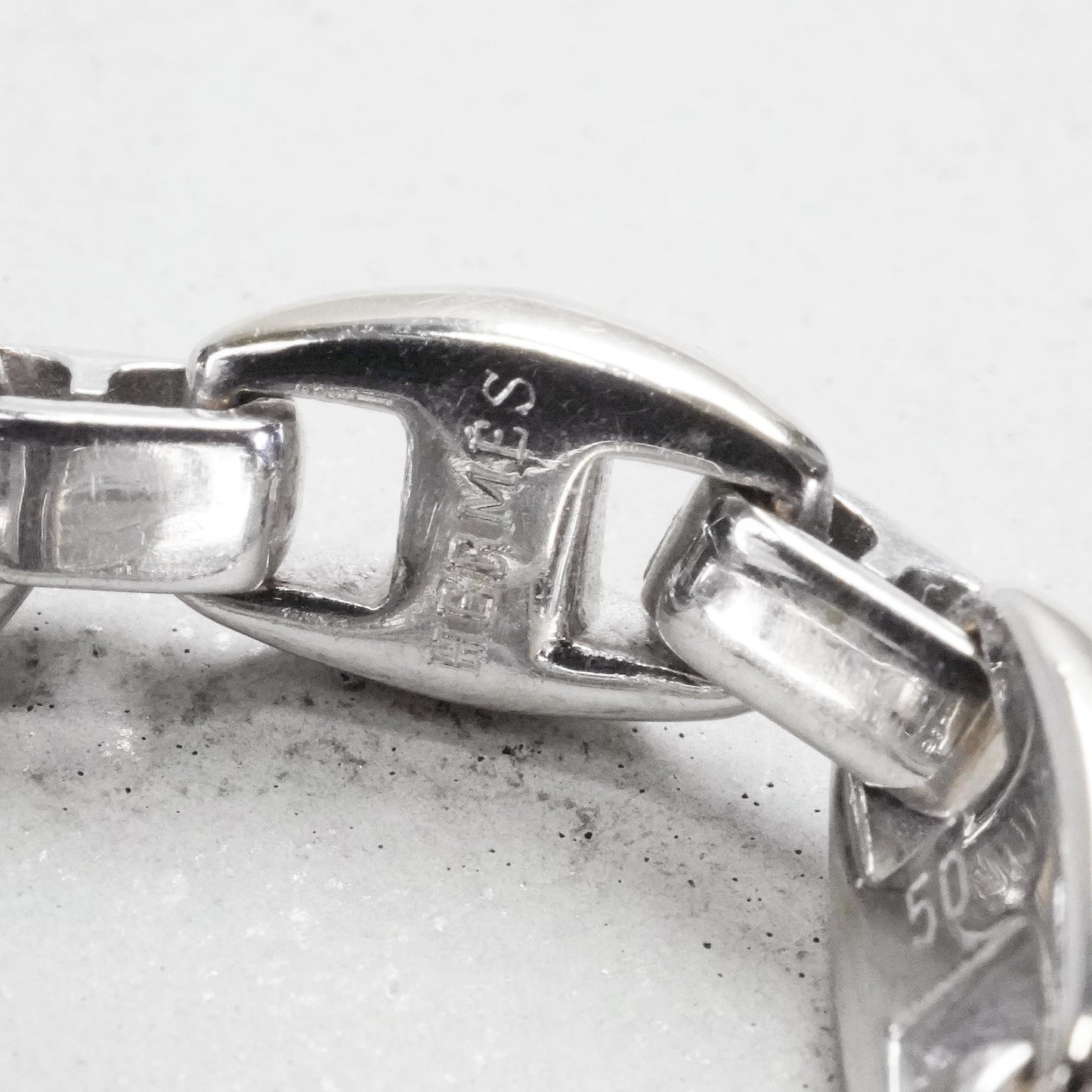 HERMES カシオペア リング WG 50号