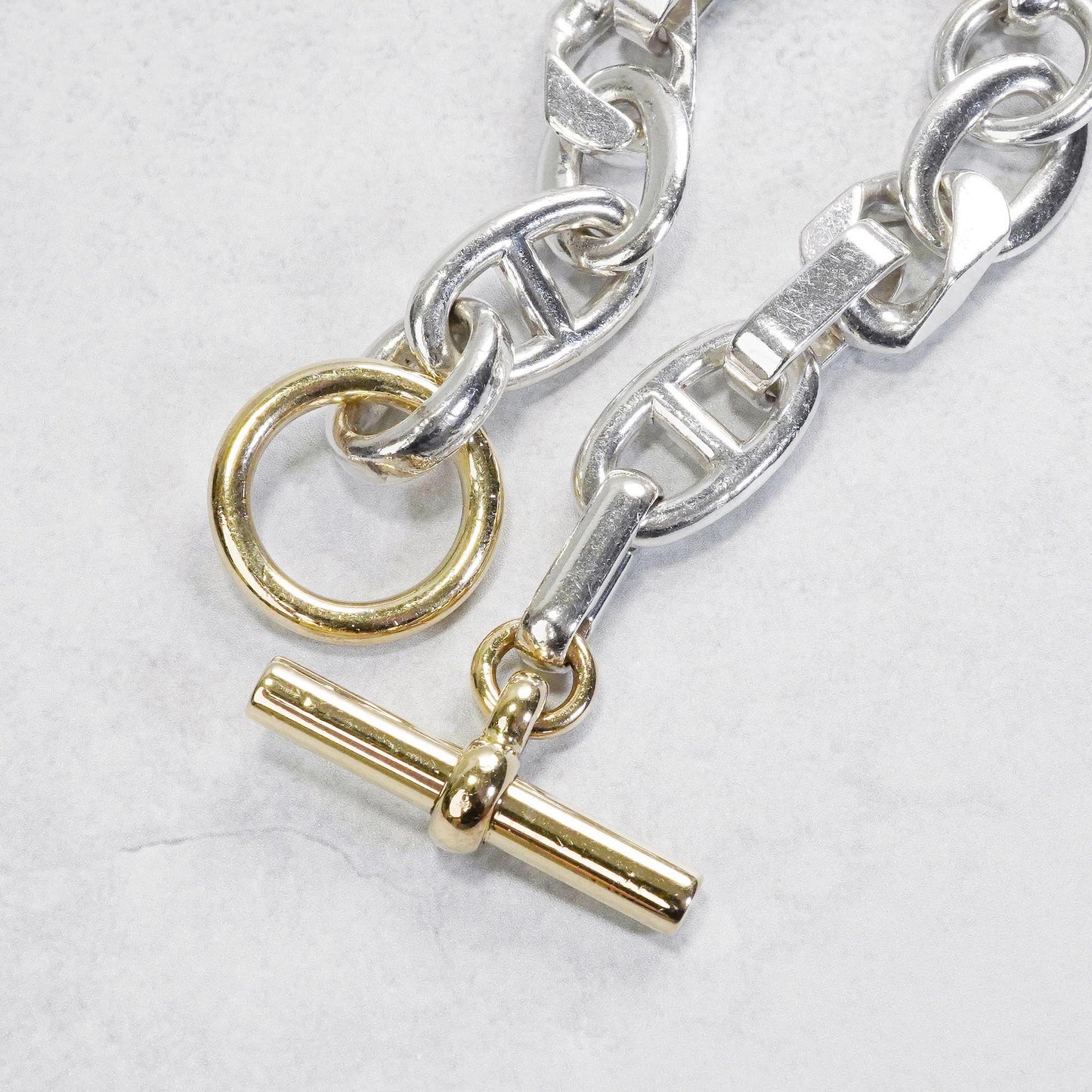 HERMES アレア PM15 YGコンビブレスレット