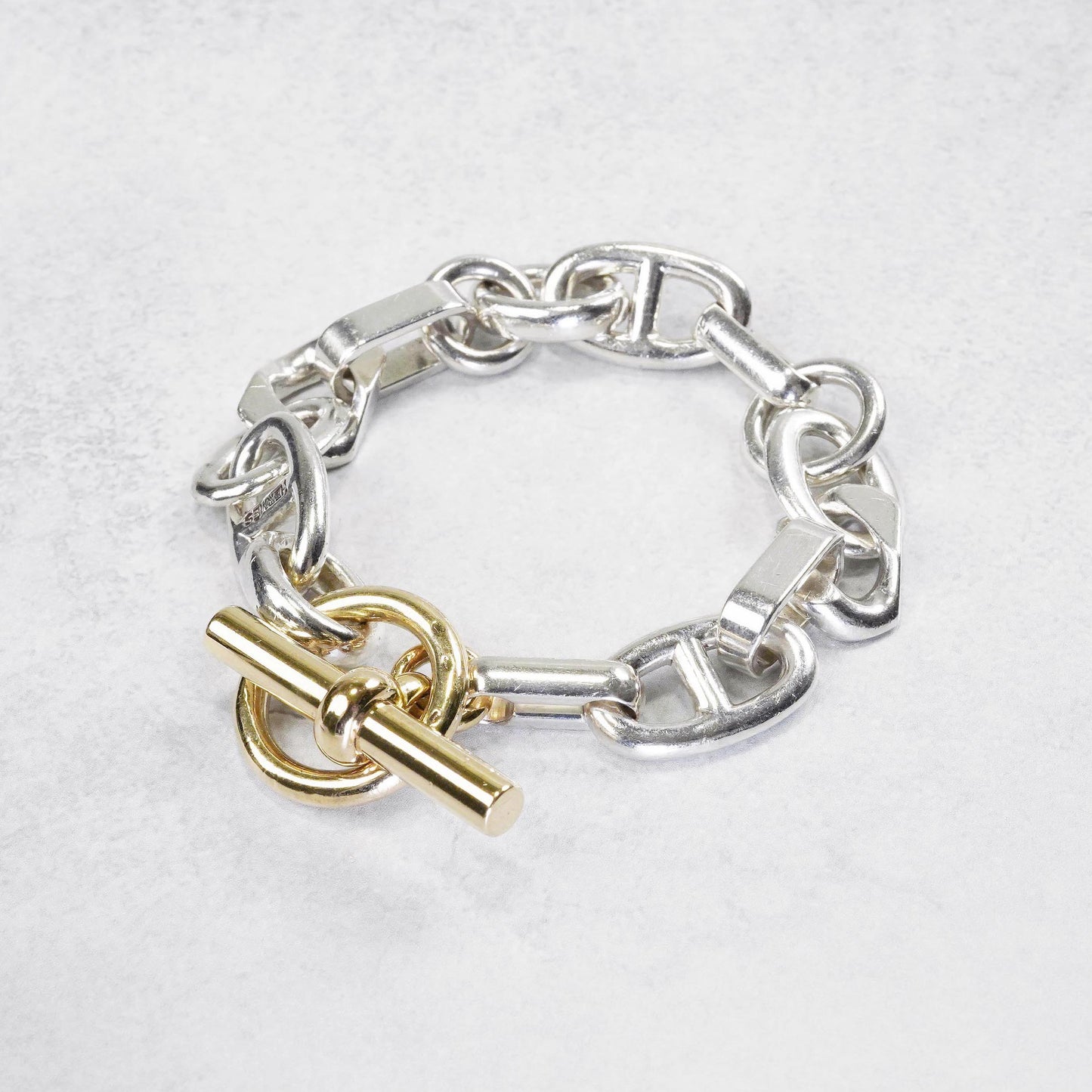 HERMES アレア PM15 YGコンビブレスレット