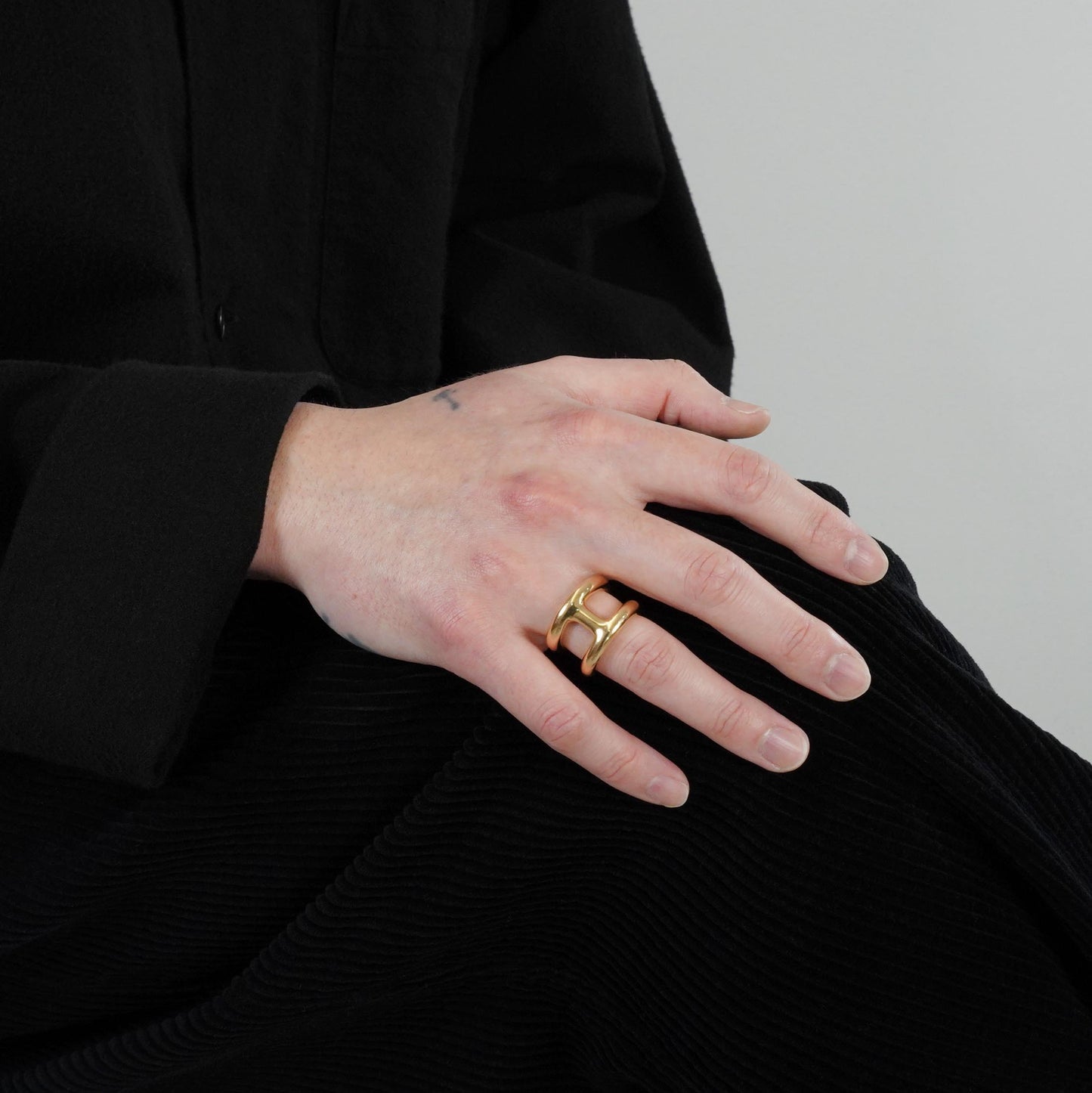 HERMES オスモズ GM リング RG 55号