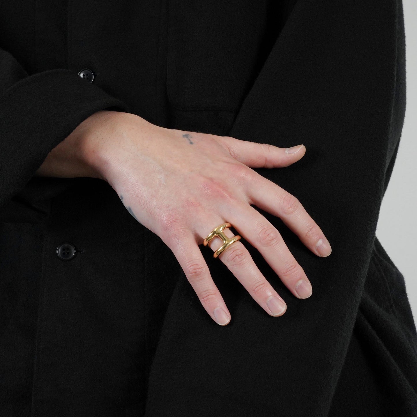 HERMES オスモズ GM リング RG 55号