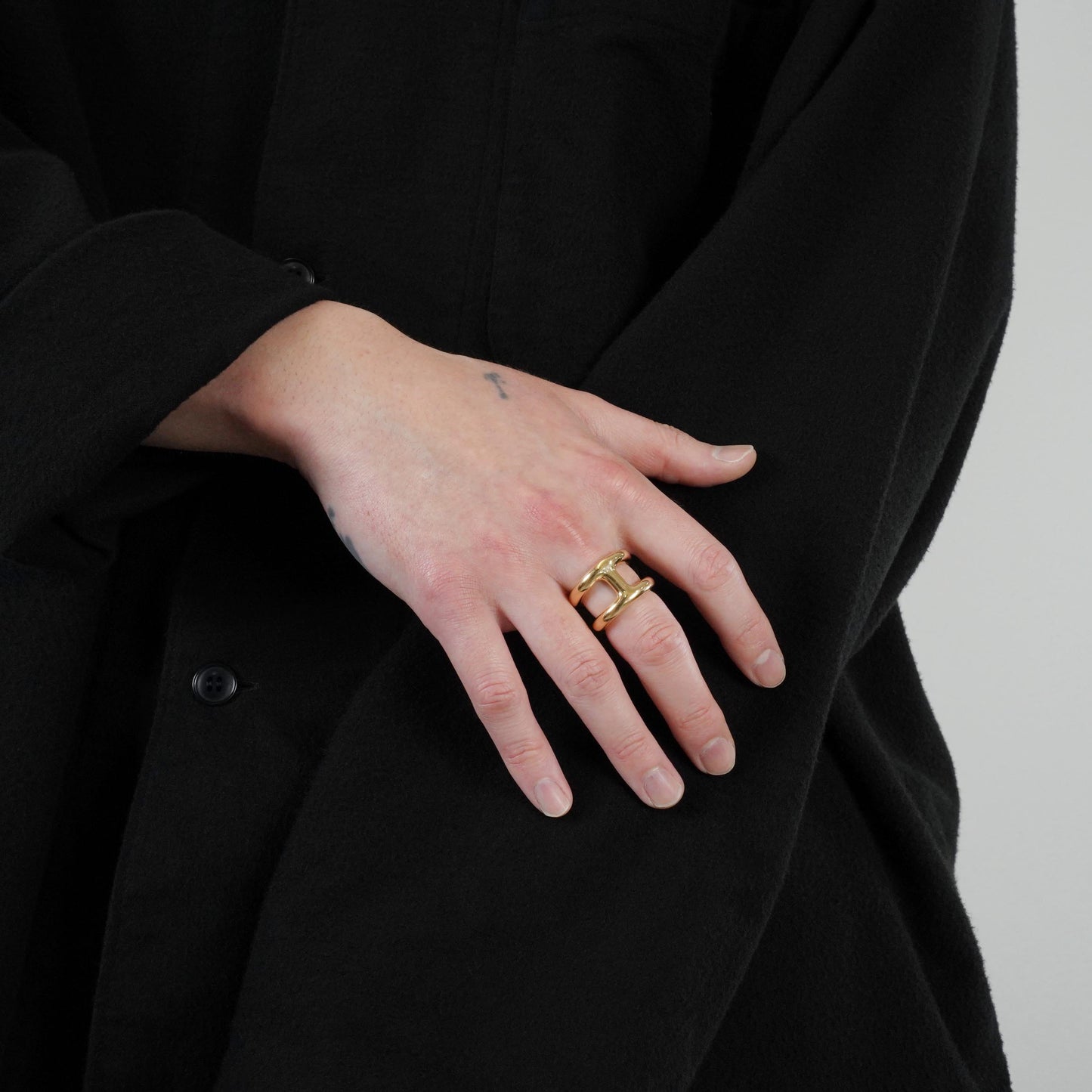 HERMES オスモズ GM リング RG 55号