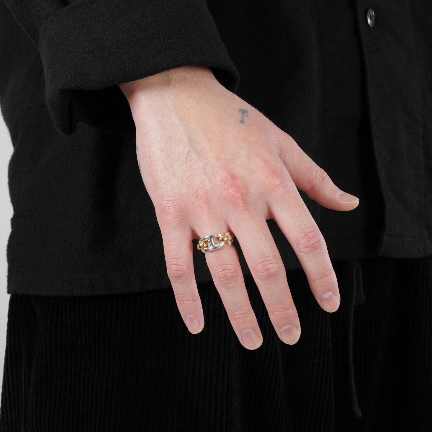 HERMES シェーヌダンクル コンビリング 52号