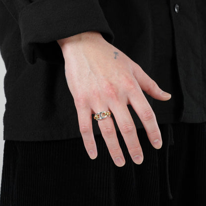 HERMES シェーヌダンクル コンビリング 52号