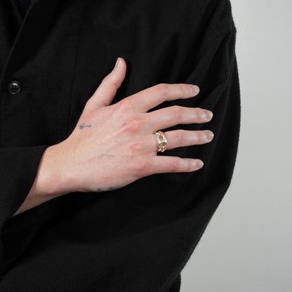 HERMES シェーヌダンクル コンビリング 52号