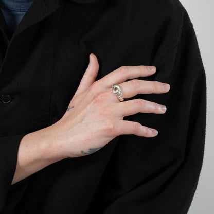 HERMES トルサード リング 57号