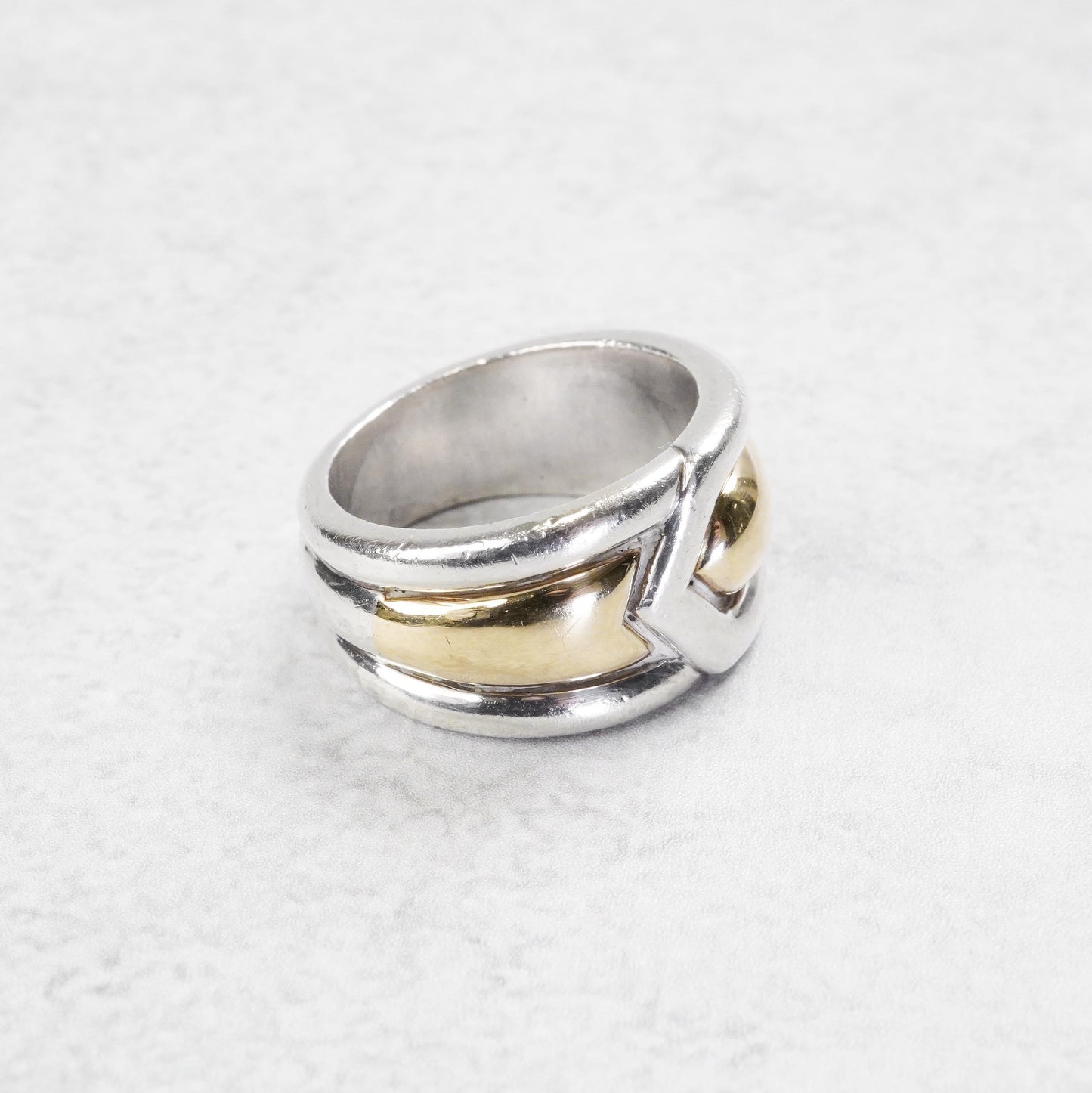 HERMES ベルトモチーフ コンビリング 11.5号