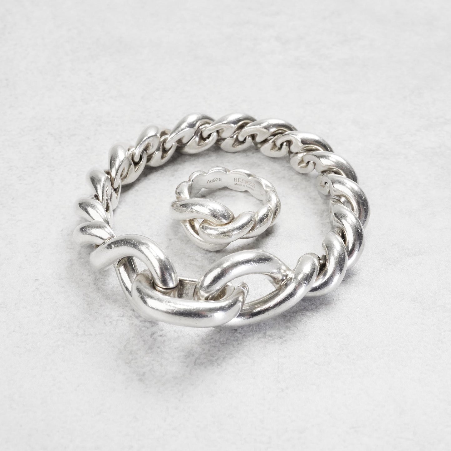 HERMES トルサード リング 57号