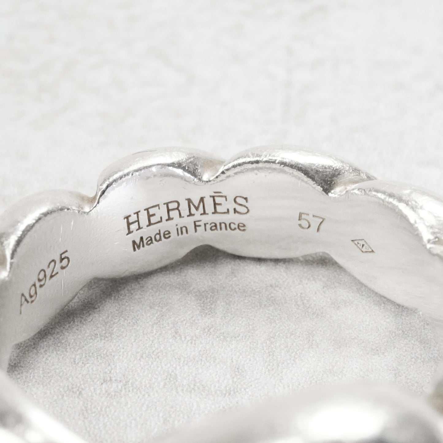 HERMES トルサード リング 57号