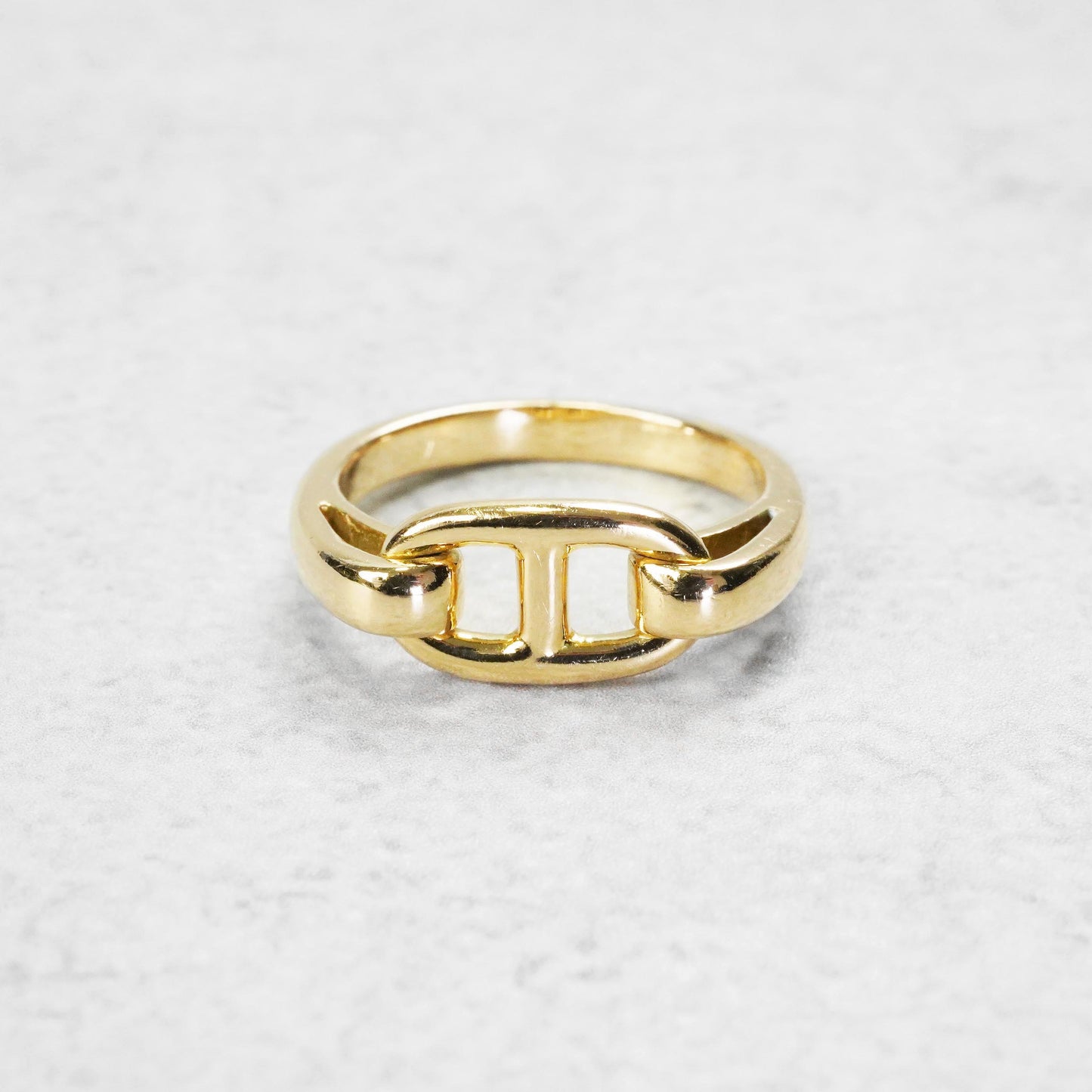 HERMES シェーヌダンクル リング YG 51号