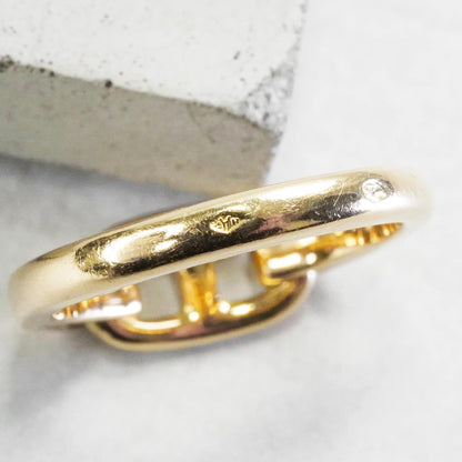 HERMES シェーヌダンクル リング YG 51号