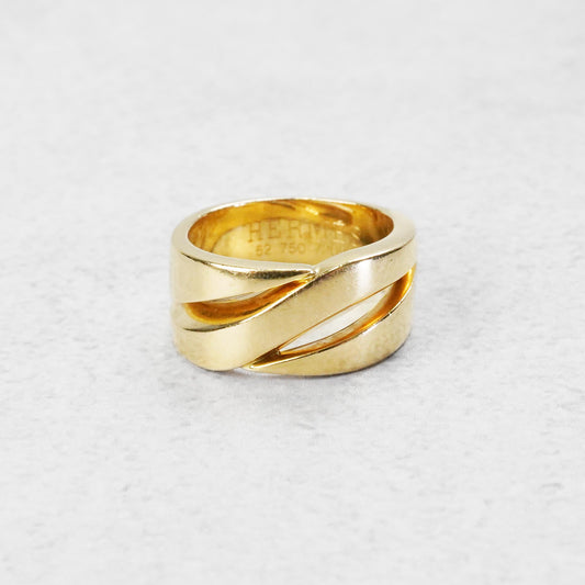 HERMES ヴィンテージリング YG 52号