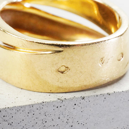 HERMES ヴィンテージリング YG 52号