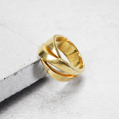 HERMES ヴィンテージリング YG 52号