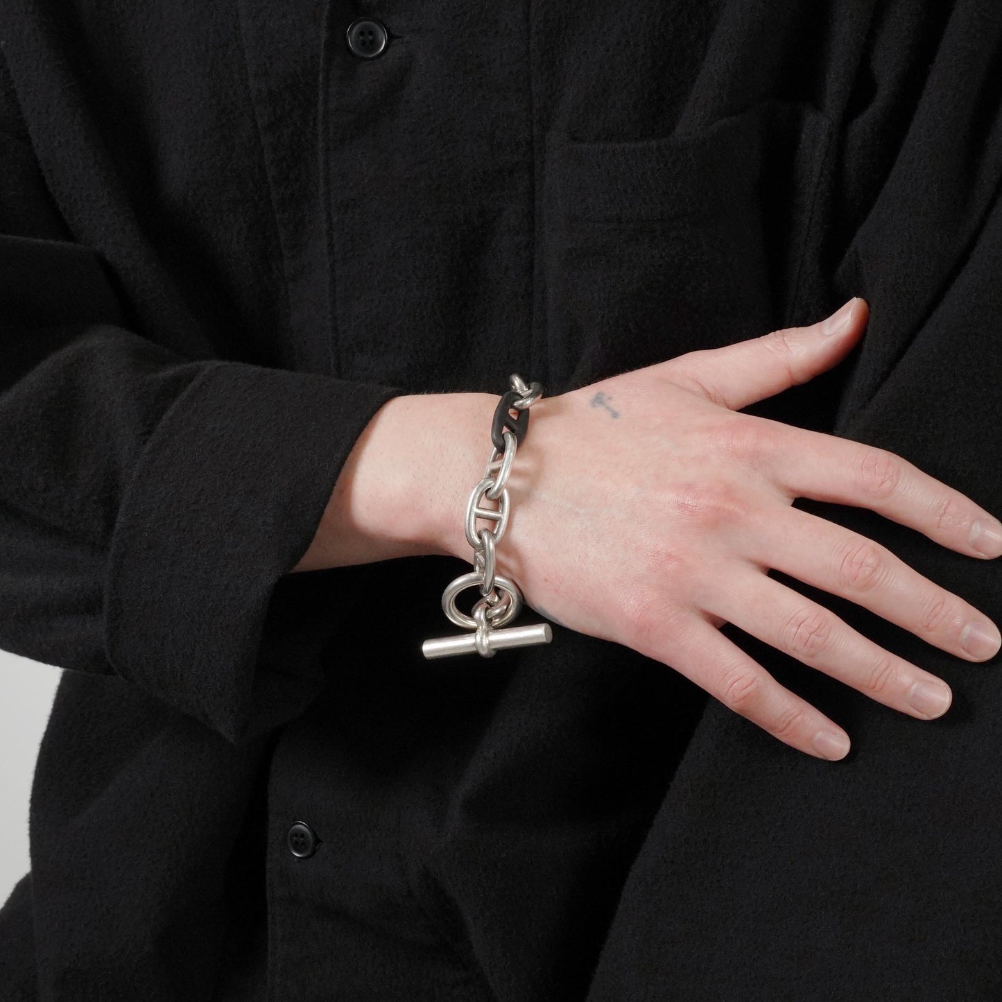 HERMES シェーヌダンクル TGM11 レザーMIX