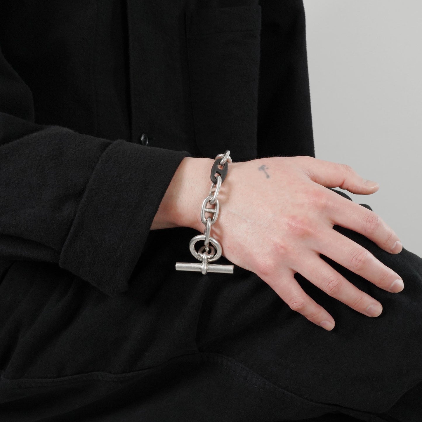 HERMES シェーヌダンクル TGM11 レザーMIX