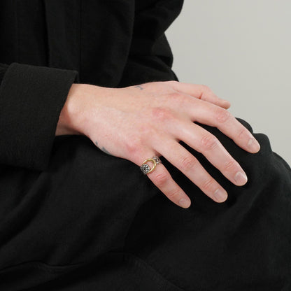 HERMES サングルドゥ リング 10号