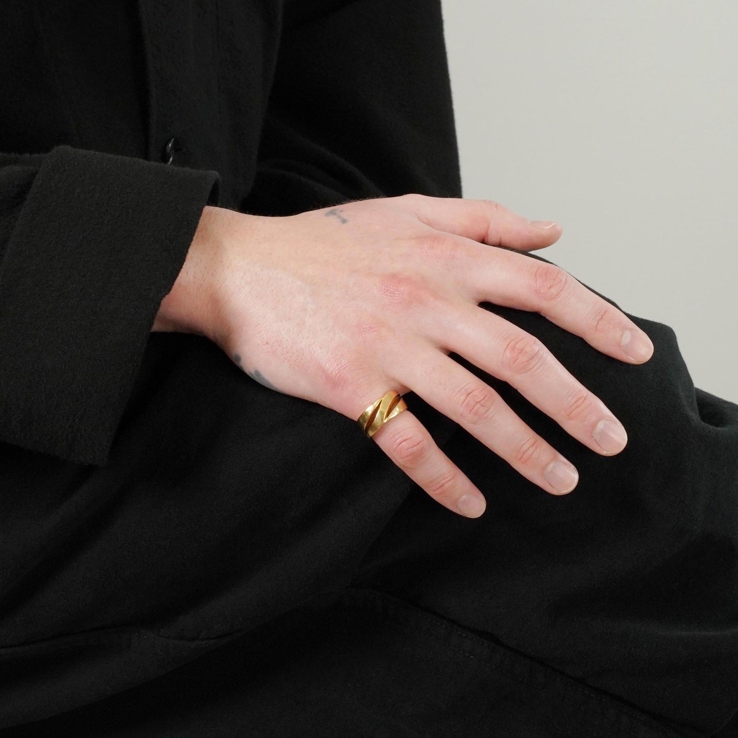 HERMES ヴィンテージリング YG 52号