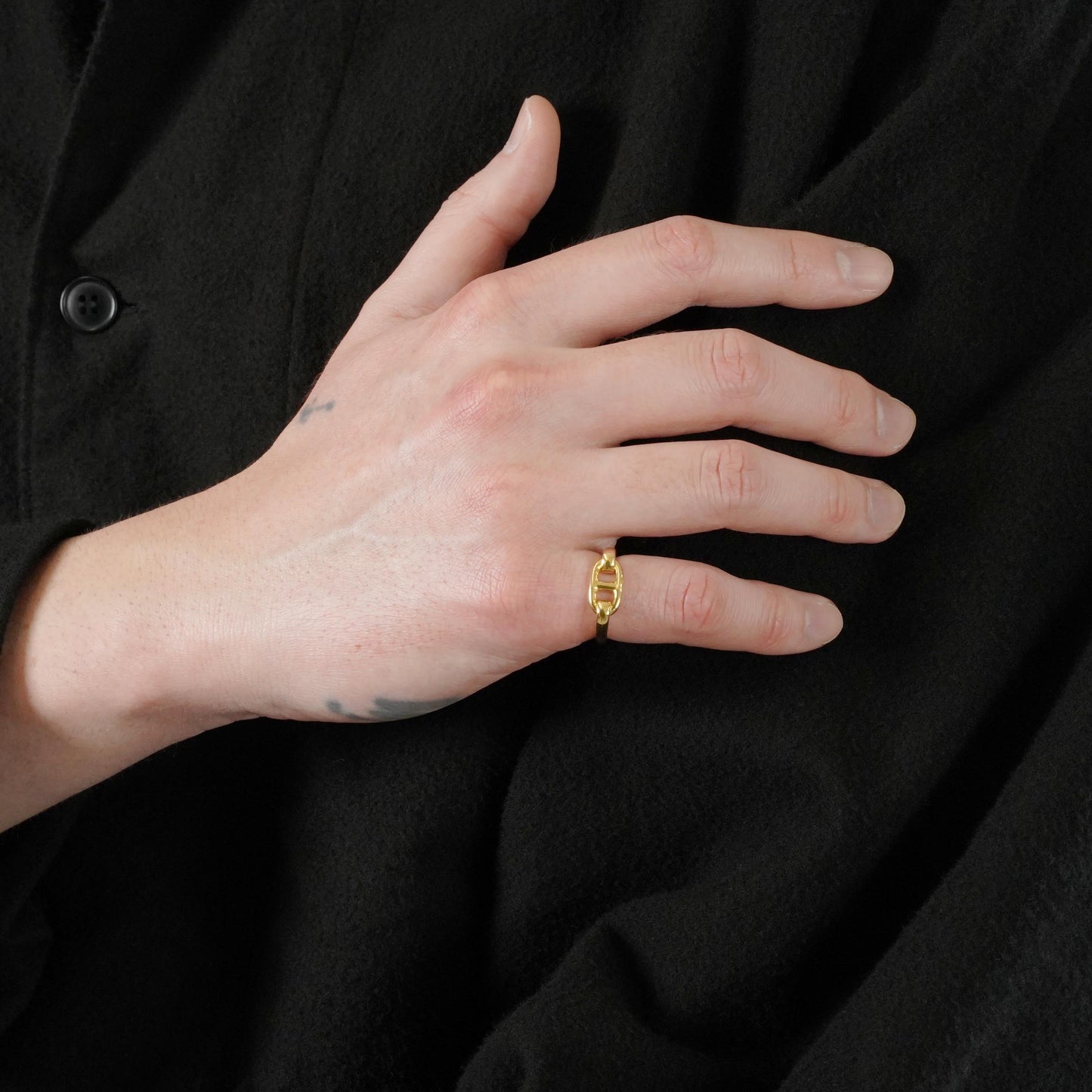 HERMES シェーヌダンクル リング YG 51号