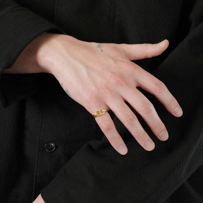 HERMES シェーヌダンクル リング YG 51号