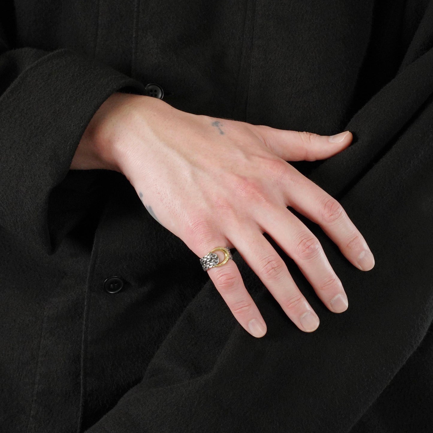 HERMES サングルドゥ リング 10号