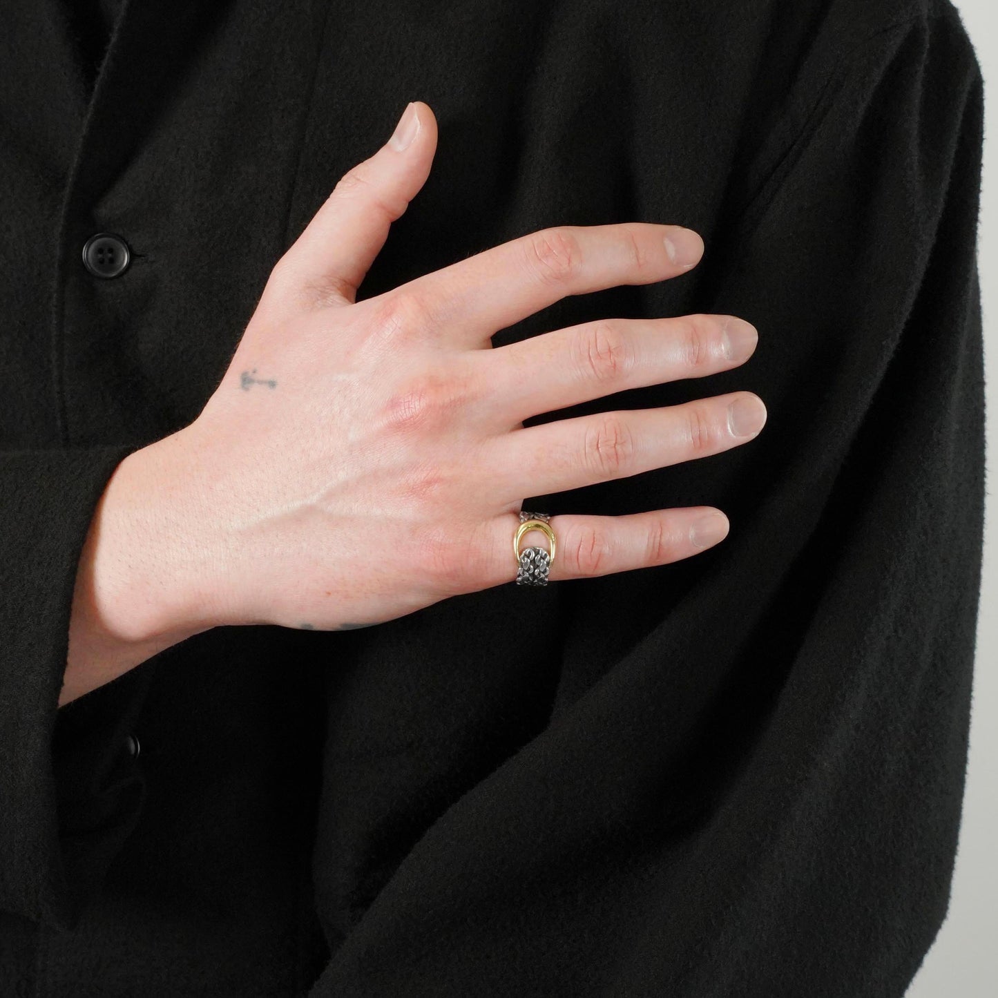 HERMES サングルドゥ リング 10号